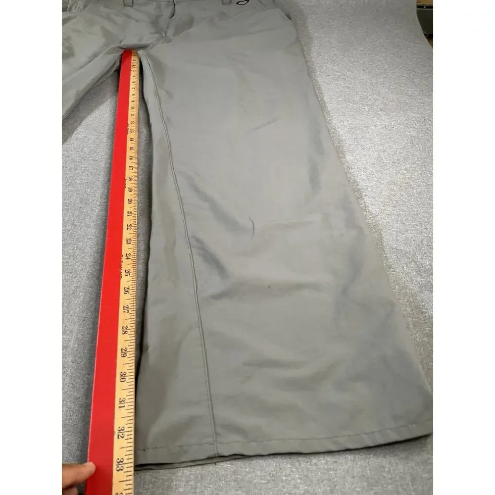 Oakley Men's 44x34 Grey Lightweight Golf Pants